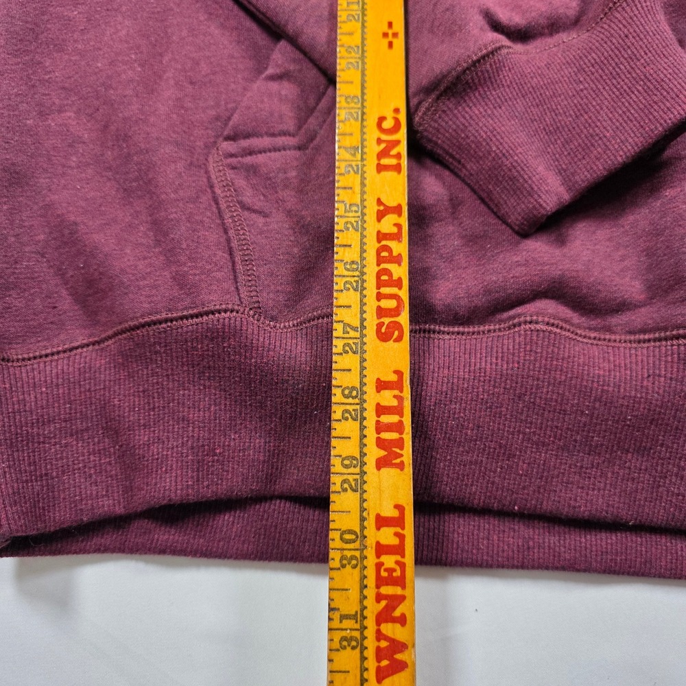 Nike Mens Hoodie Burgundy Heather Swoosh Pullover Sweatshirt 341572-601 XXL NEW - Picture 5 of 7
